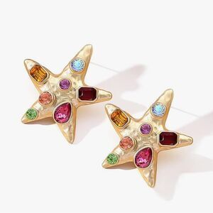 Bohemian starfish earrings A715